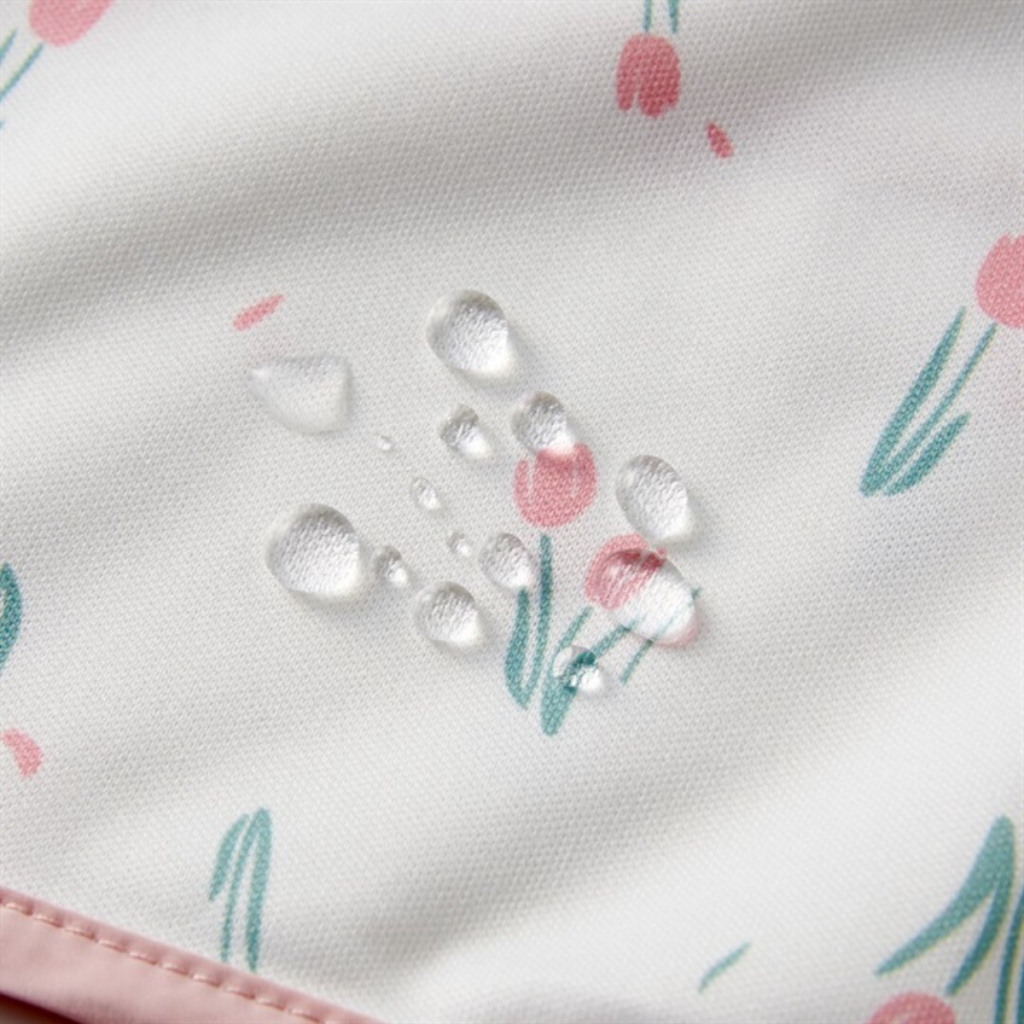 出産祝い ベビーギフト お食事防水エプロンとスタイのセット チューリップ Lien de famille